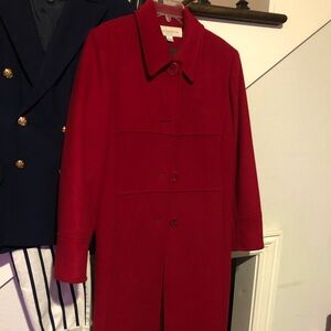 Vintage Liz Claiborne Red Coat – Size 8